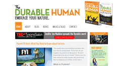 Desktop Screenshot of durablehuman.com